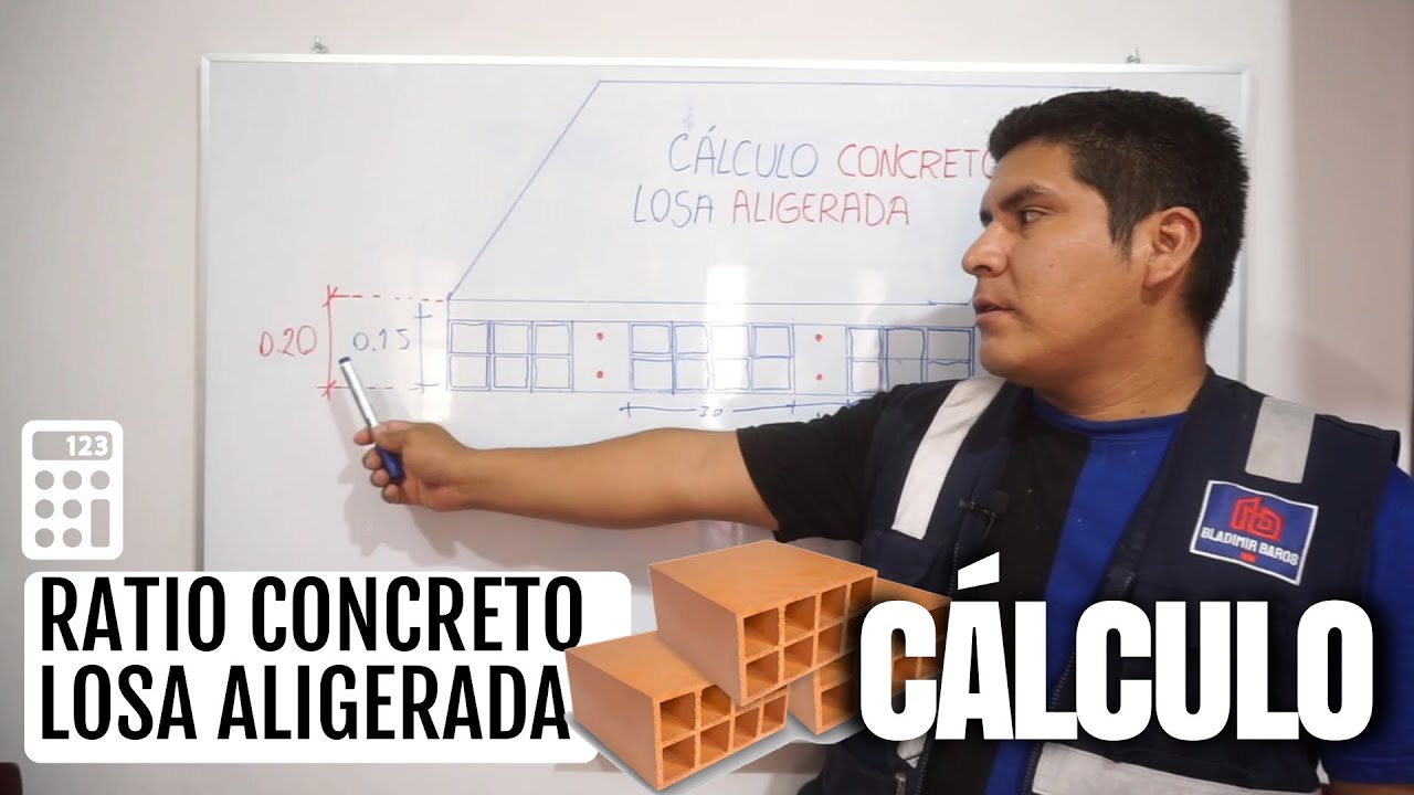 Cálculo de concreto para Losa Aligerada por m2
