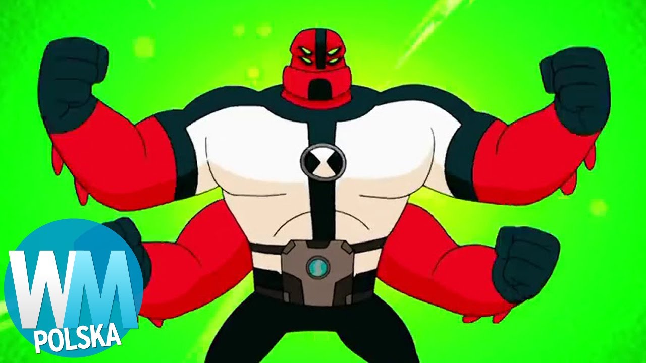 Top 10 najfajniejszych kosmitów z BEN 10