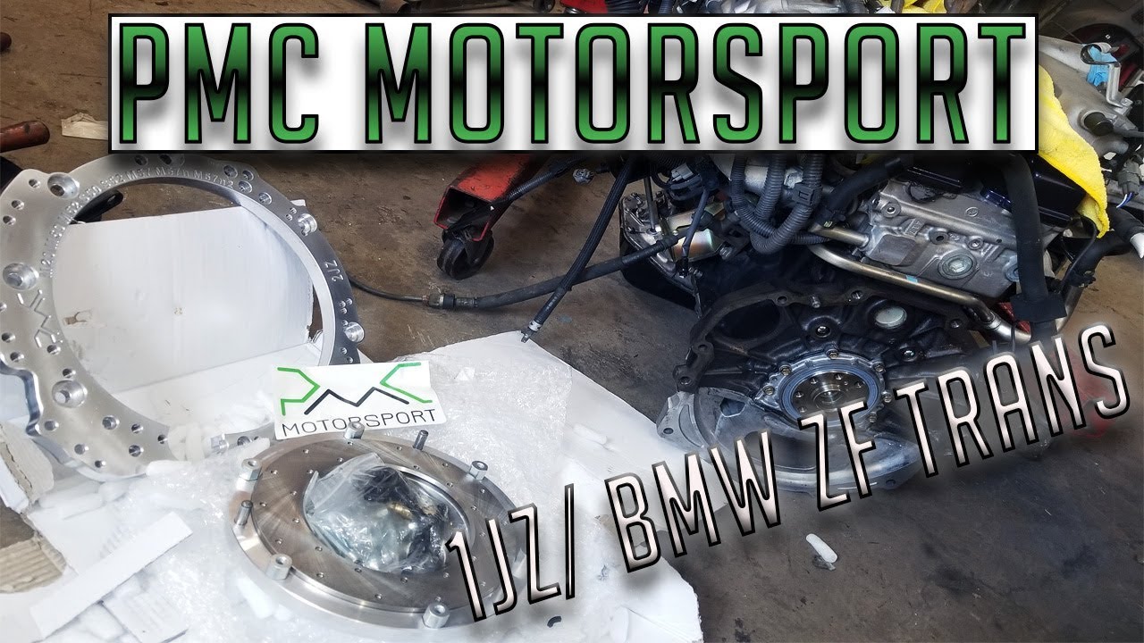 Pmc Motorsport 1jz/ Bmw transmission final installation!!!# Motors going back in!#