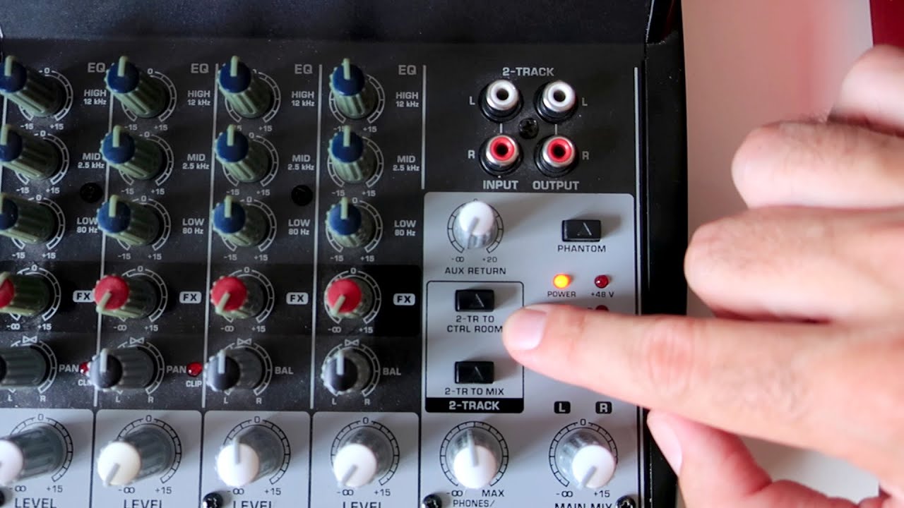 GRABACIÓN MULTIPISTA CON CONSOLA ANALÓGICA ECONÓMICA SIN INTERFAZ USB - OVERDUBBING 2TR TO CTRL ROOM