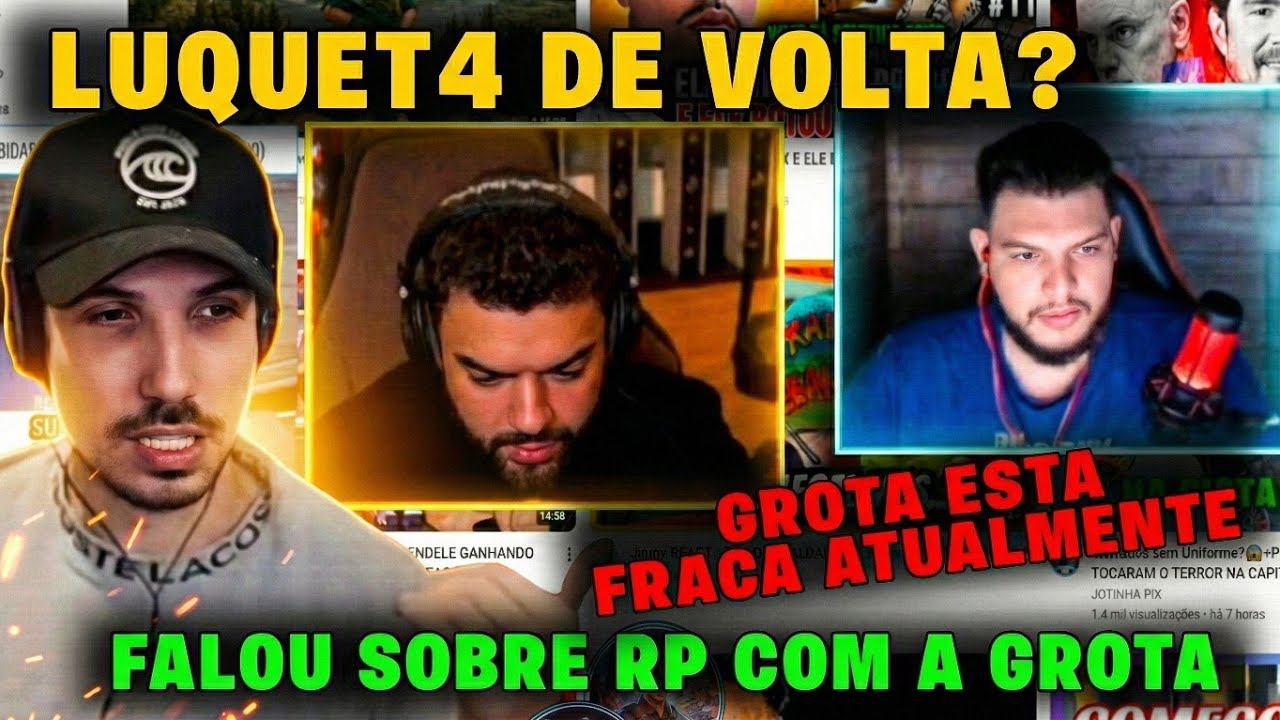 PODEROSO BAGUAL FALOU SOBRE RP COM A GROTA😱🔥LUQUET4 vai VOLTAR COM A FAC ? - GTA RP