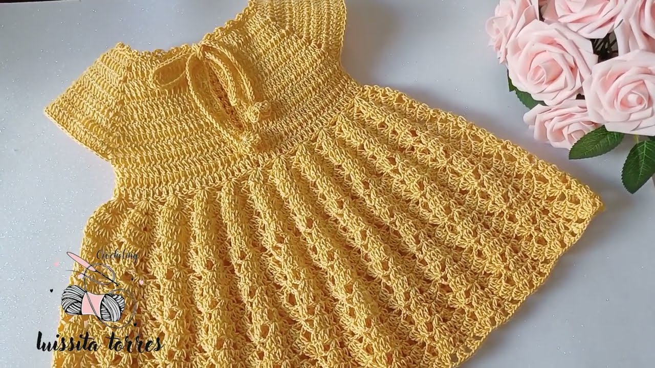 ME ENAMORE 🥰ES UN PATRON DE CROCHET FÁCIL DE TEJER! VESTIDO PARA TODA OCACIÓN ES SENCILLO Y ELEGANTE