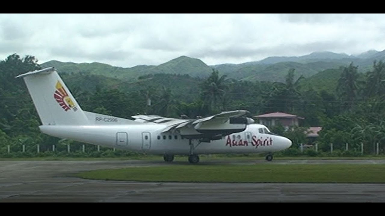 Asian Spirit DHC-7 flight from Manila to Caticlan
