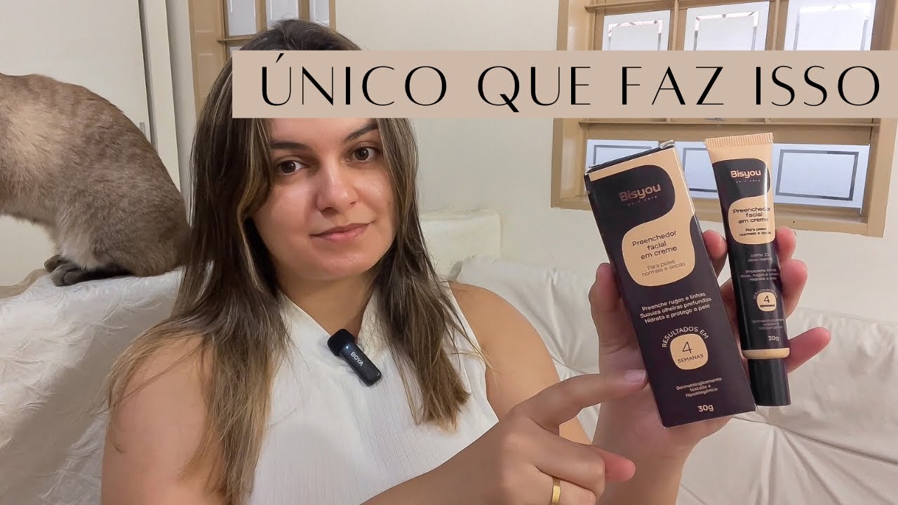 Preenchedor sem agulhas em creme
