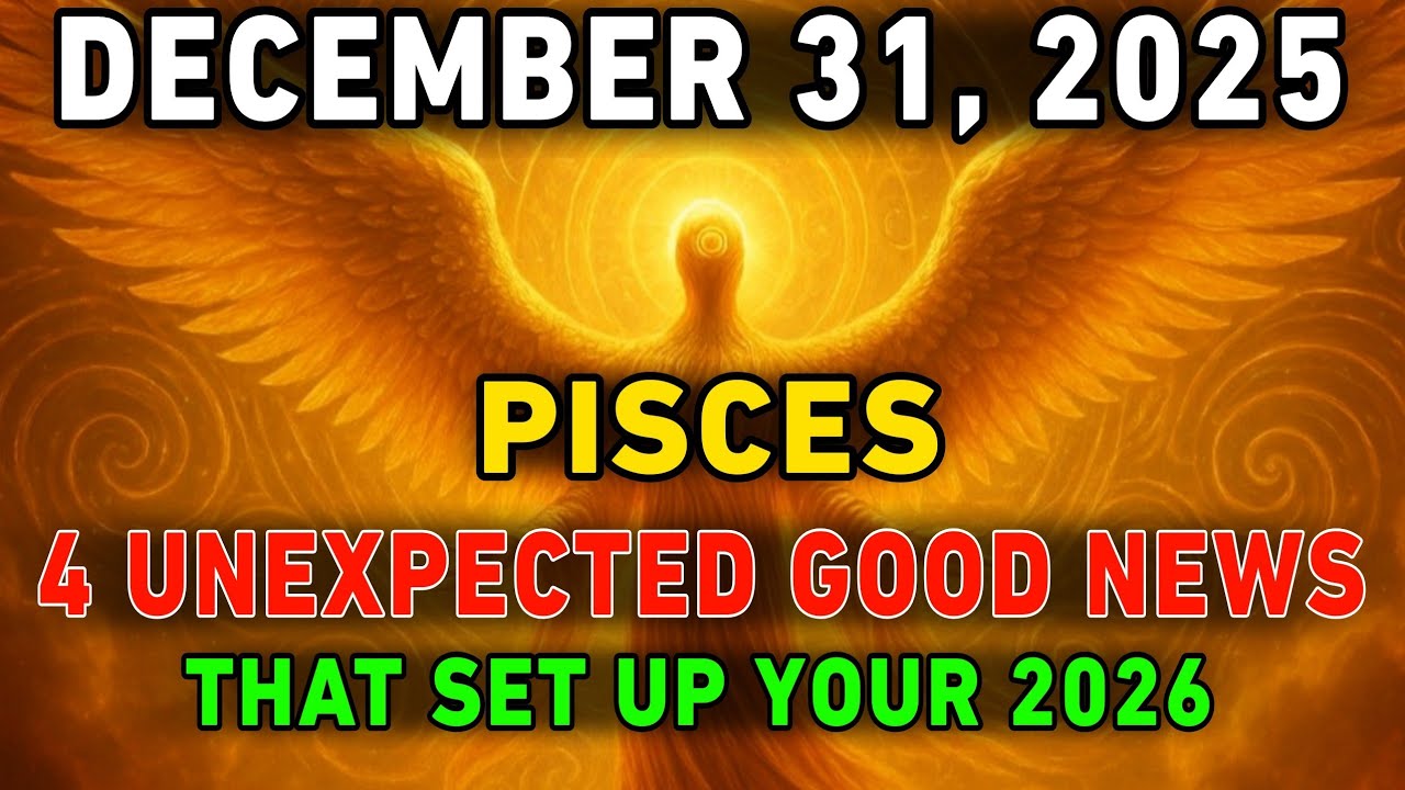 Pisces ♓ December 31, 2025: 4 Unexpected Good News That Set Up Your 2026!