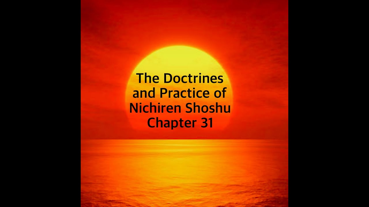 31 Faith in the Relationship between Master and Disciple
