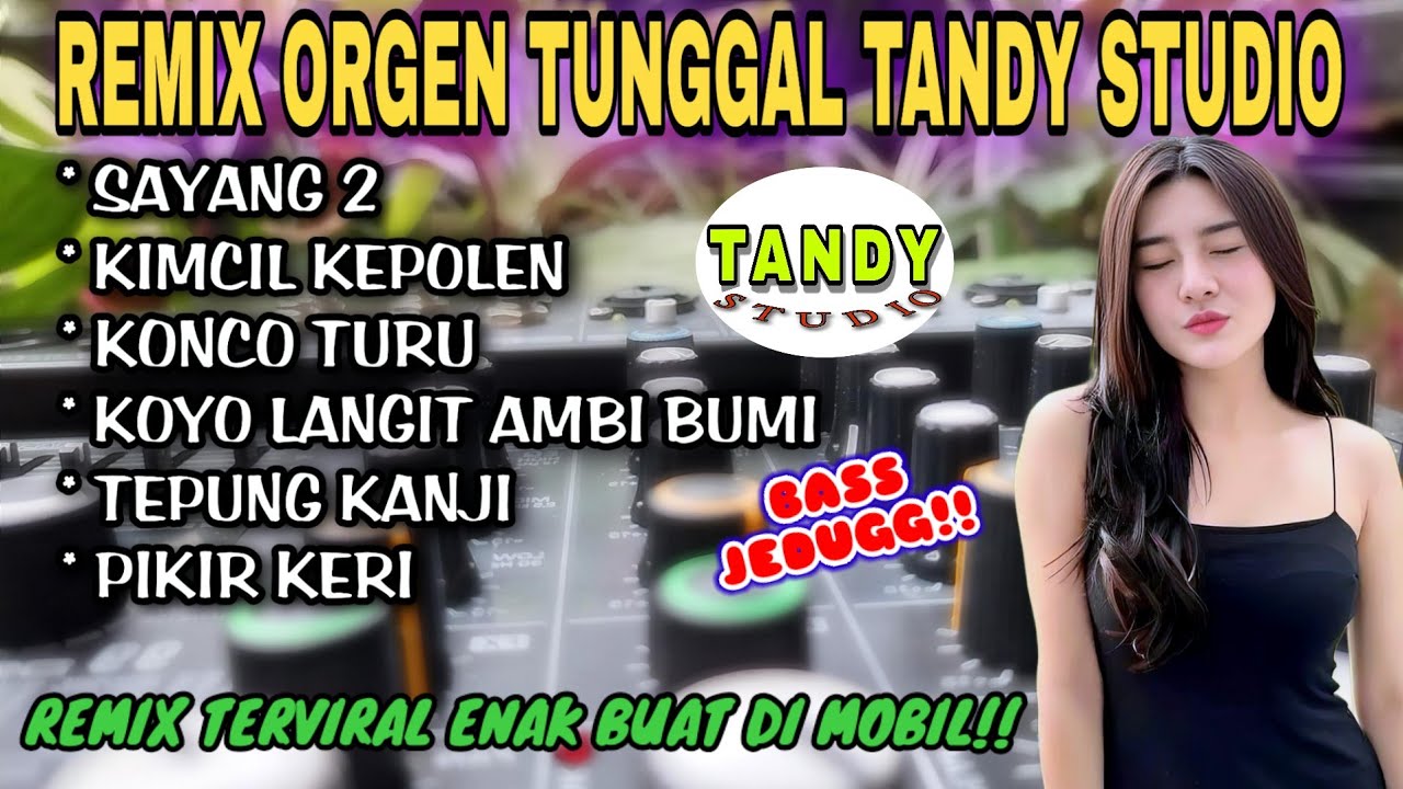 REMIX ORGEN TUNGGAL TANDY STUDIO❗Remix terviral enak di mobil 2025❗Sayang 2, Kimcil kepolen
