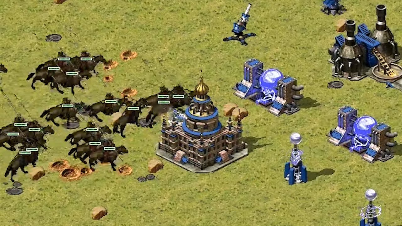 When ancient cavalry appeared in Red Alert！ -Red Alert2