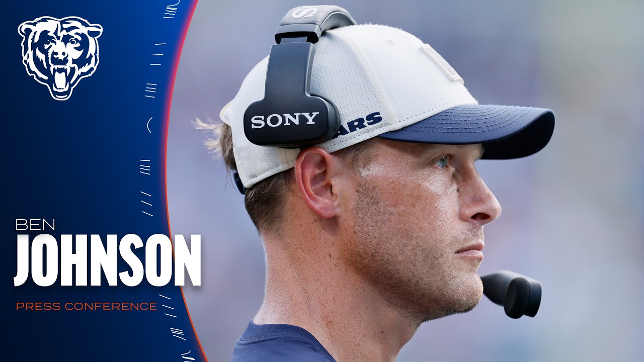 Ben Johnson on Bears' performance vs. Panthers in season opener | Press Conference