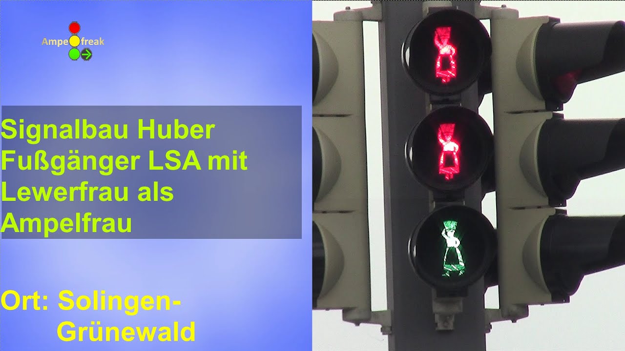 Signalbau Huber LSA mit Lewerfrau in Solingen Grünewald