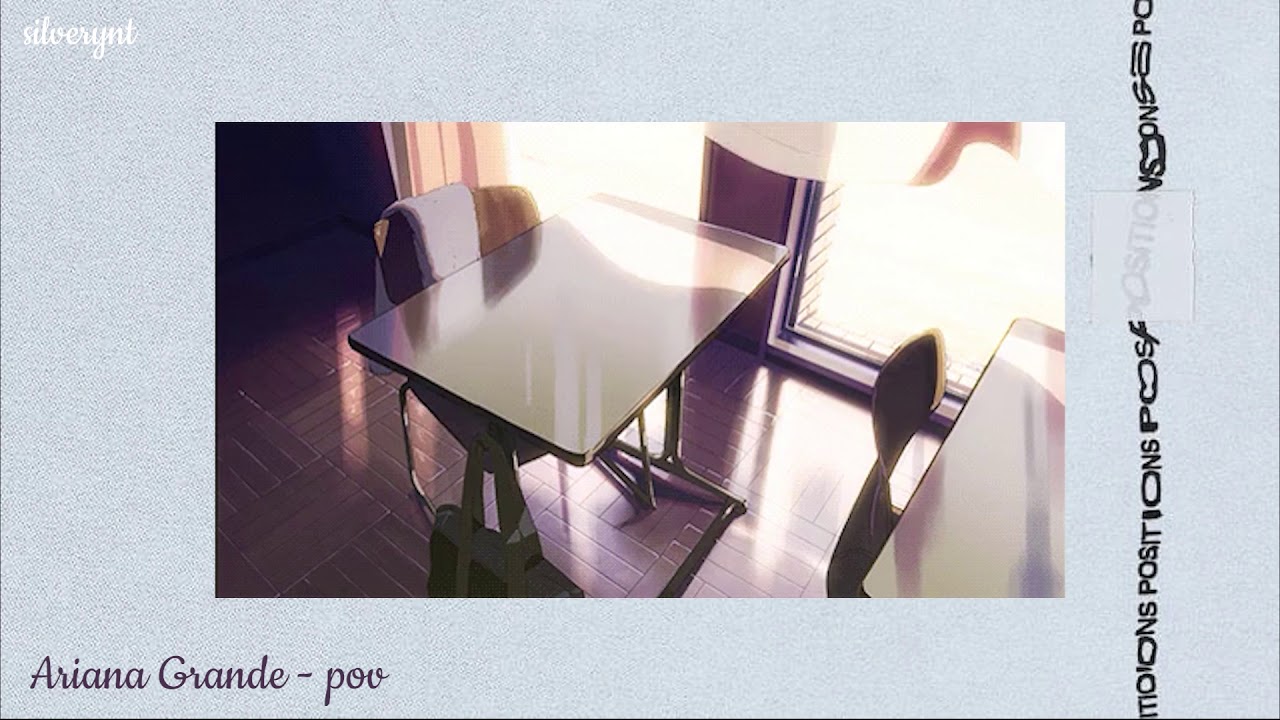 Ariana Grande 'pov' but you're in the classroom with your partner.