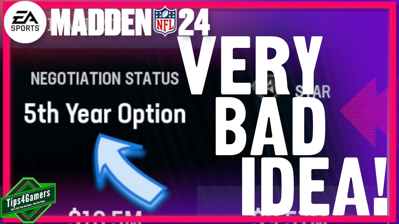 Why it Might Not be a Good Idea to Sign the Madden 24 5th Year Option