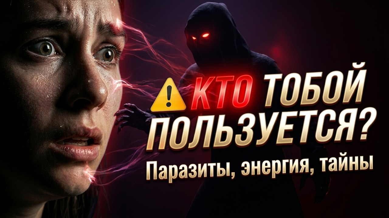 ⚠️ КТО ТОБОЙ ПОЛЬЗУЕТСЯ 🥷 Паразиты, энергия, тайны