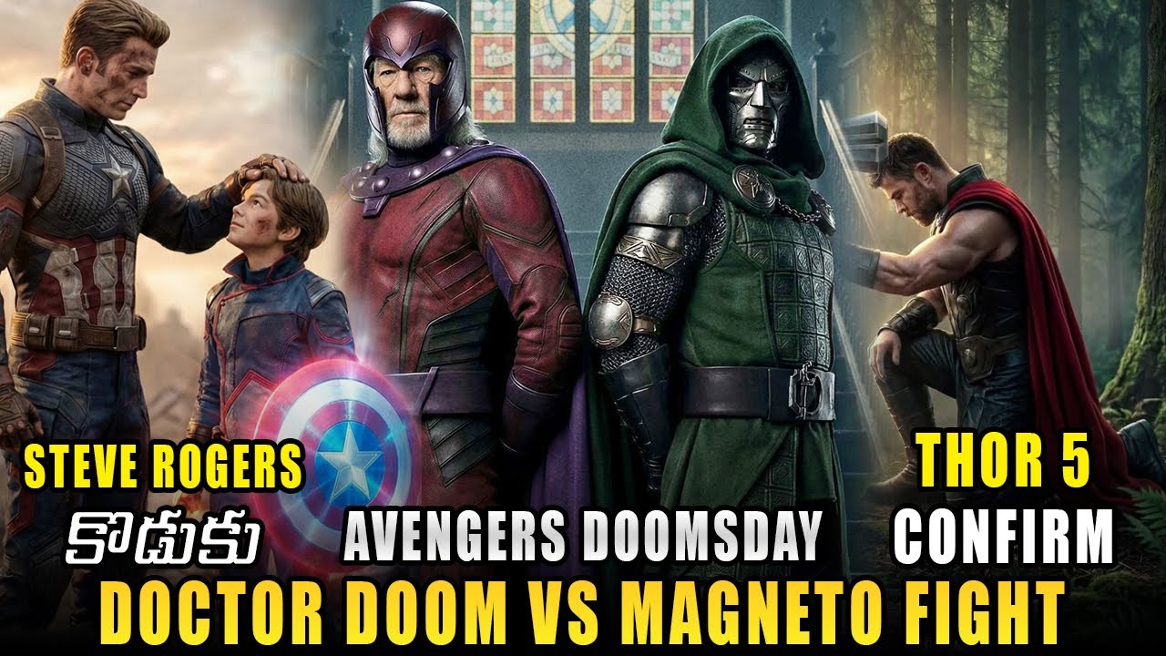 Avengers Doomsday Doctor Doom vs Magneto ,X men Dark Past ,Steve Rogers Son , Thor 5 Confirm updates