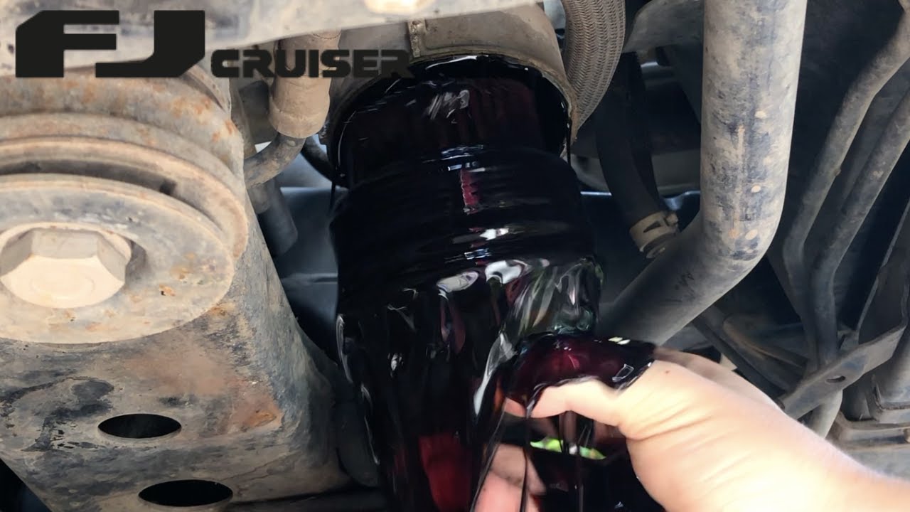Changing the oil on my 2014 Toyota FJ Cruiser