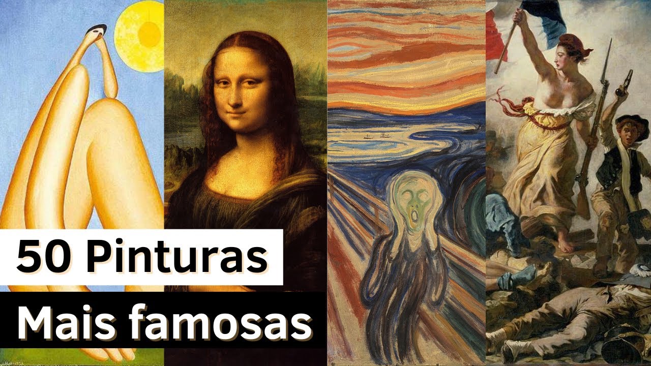 As 50 PINTURAS mais FAMOSAS de todos os tempos