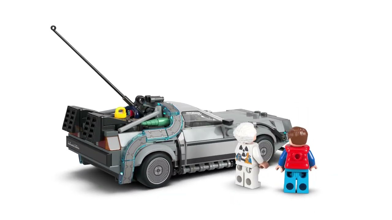 #LEGO #SpeedChampions 77256 Time Machine from #backtothefuture #DeLorean