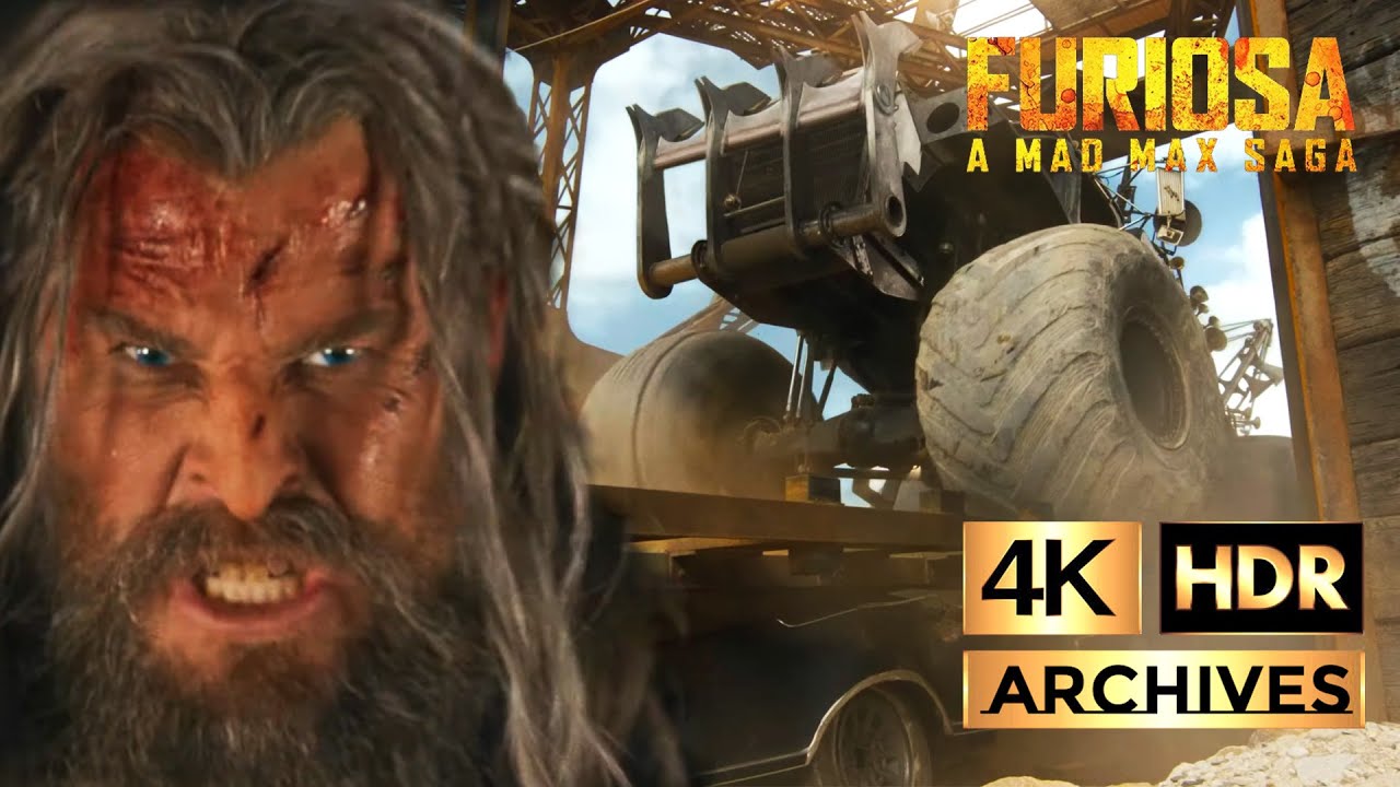 FURIOSA: A MAD MAX SAGA |4K-HDR| Dementus hunts down Furiosa, 