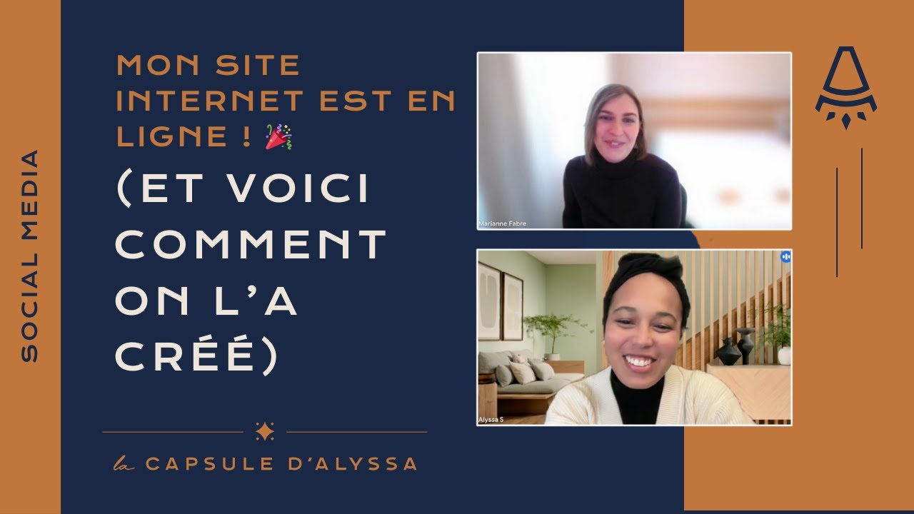 Créer un site internet professionnel en 2025 :  Interview avec Marianne Fabre 💻