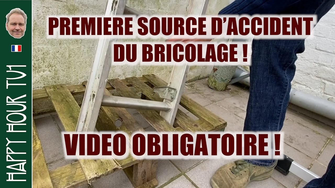 6 règles d'or pour votre sécurité sur l'échelle