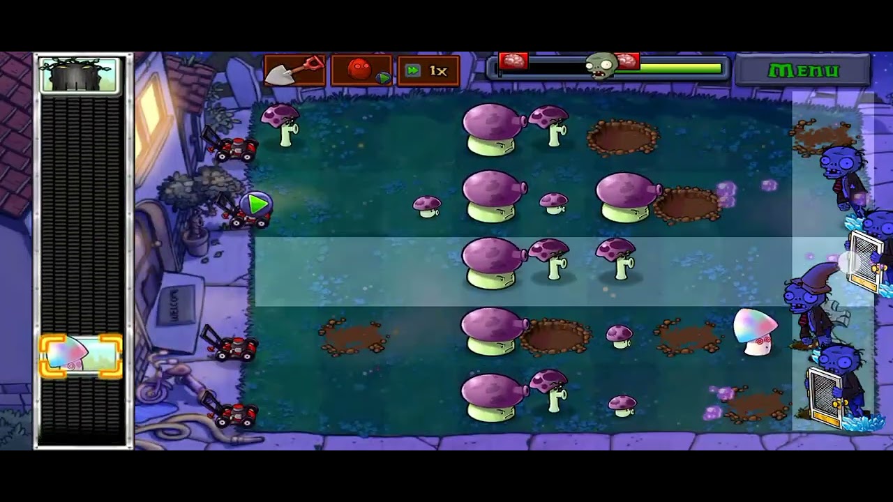 Plants vs zombie (night day 10