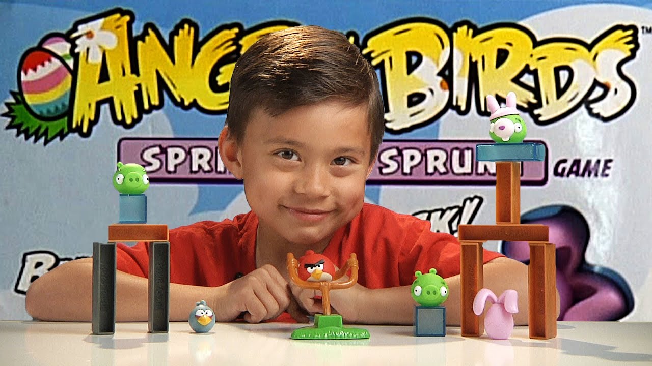Angry Birds SPRING HAS SPRUNG Game!!! Destroy the BUNNY PIG!