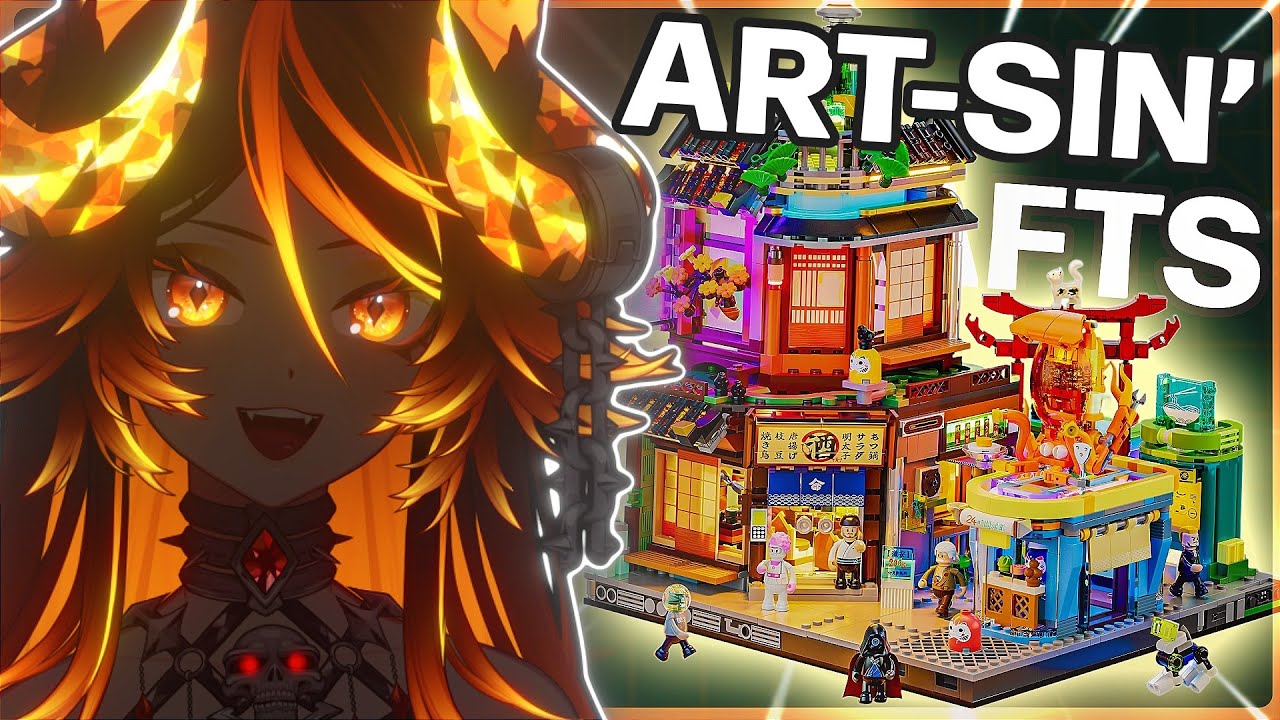 Building Our Lumibrick Tavern!! Art Sin'-Crafts!