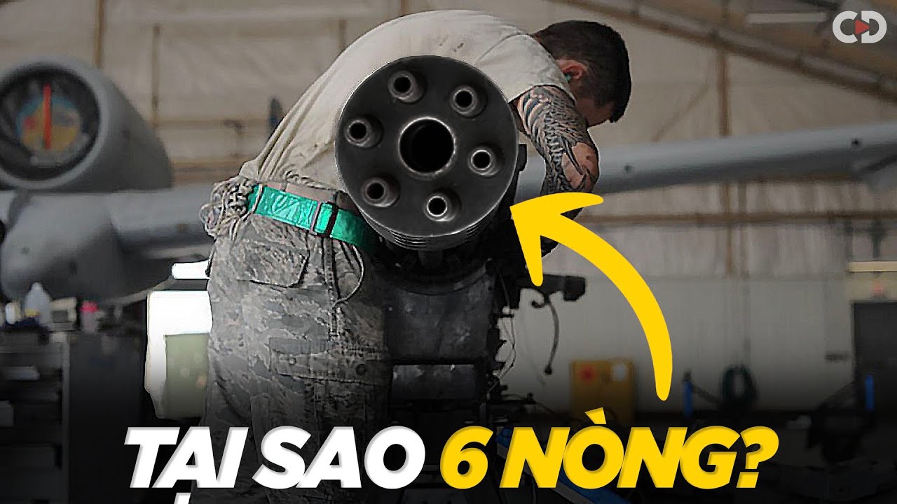 Vì Sao 6 Nòng Trở Thành Chuẩn Của Súng Gatling?