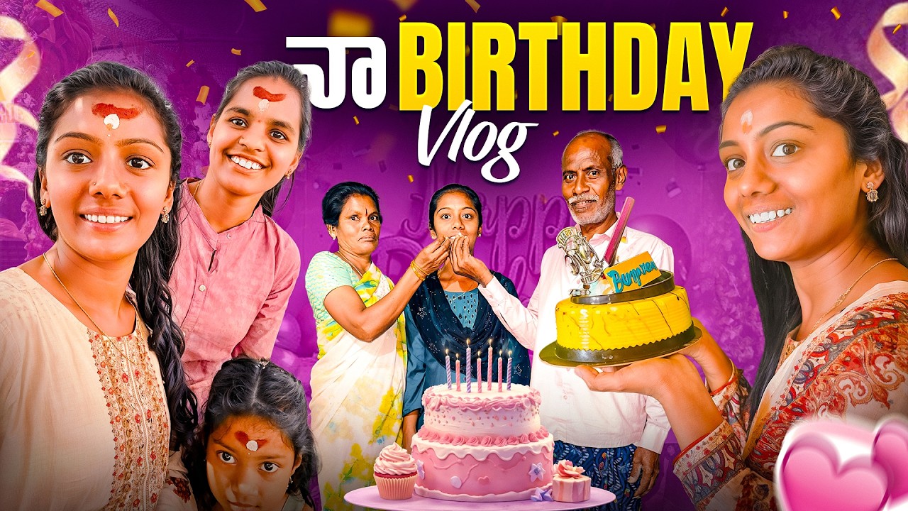 My Birthday Party Vlog  | Creative Thinks Sathwika vlogs