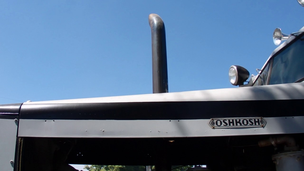 Hall Scott powered Oshkosh vintage snowplow