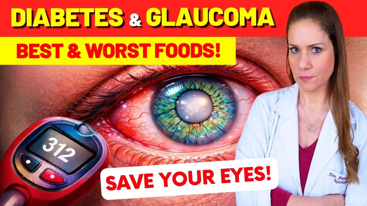 ⚠️ DIABETES and GLAUCOMA - RISKY Foods and KEY Foods for EYE HEALTH!