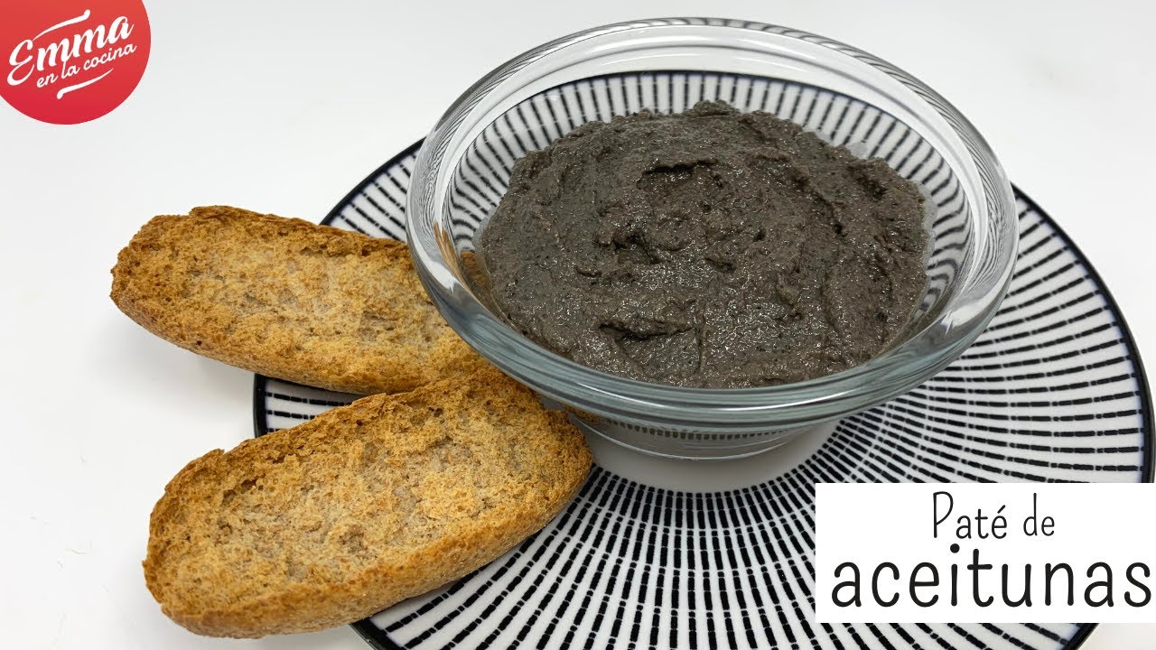 PATÉ de ACEITUNAS NEGRAS | Receta muy fácil y rápida