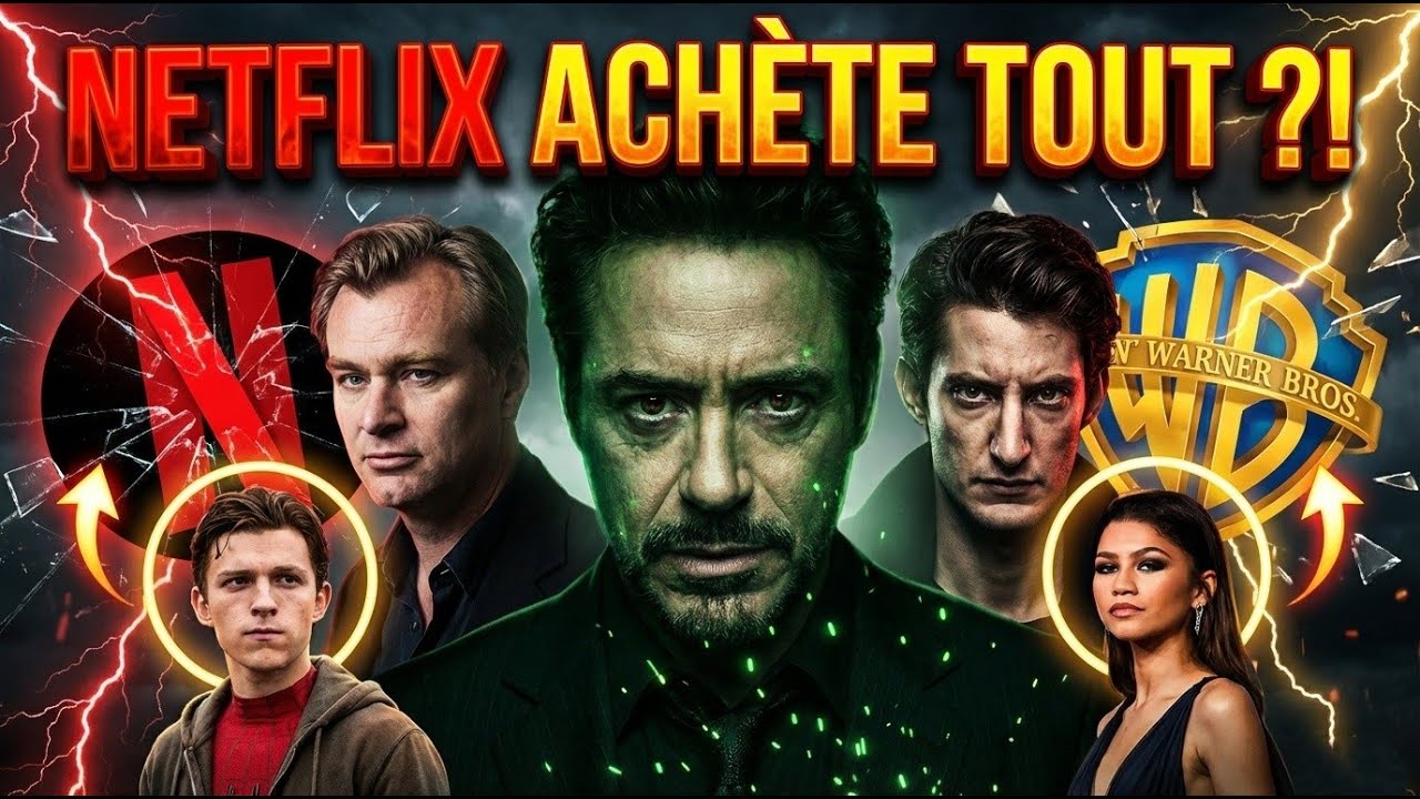 🚨 NETFLIX RACHÈTE WARNER ?! Downey Jr. en MÉCHANT Marvel + Nolan CASSE TOUT | Actu Ciné 2026