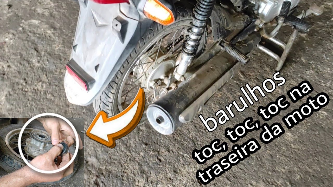 Moto com barulhos na roda traseira | Veja como resolver