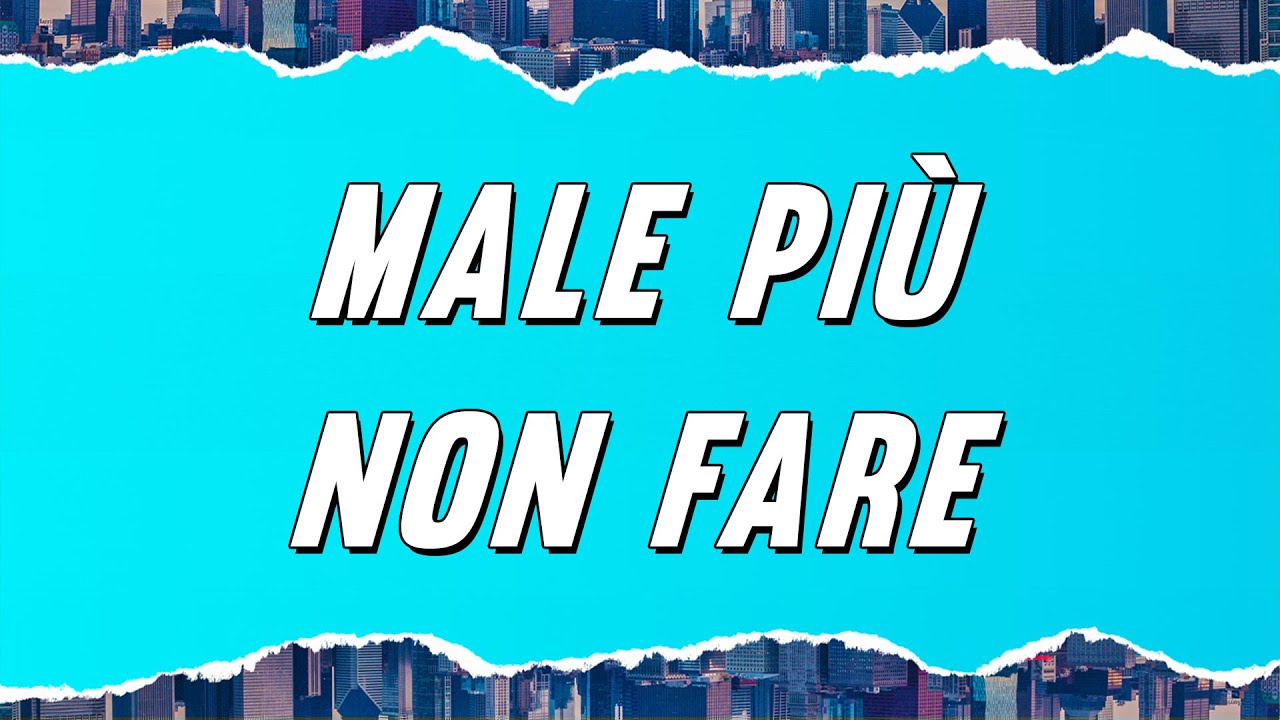 Ermal Meta - Male più non fare ft. Jake La Furia (Testo)