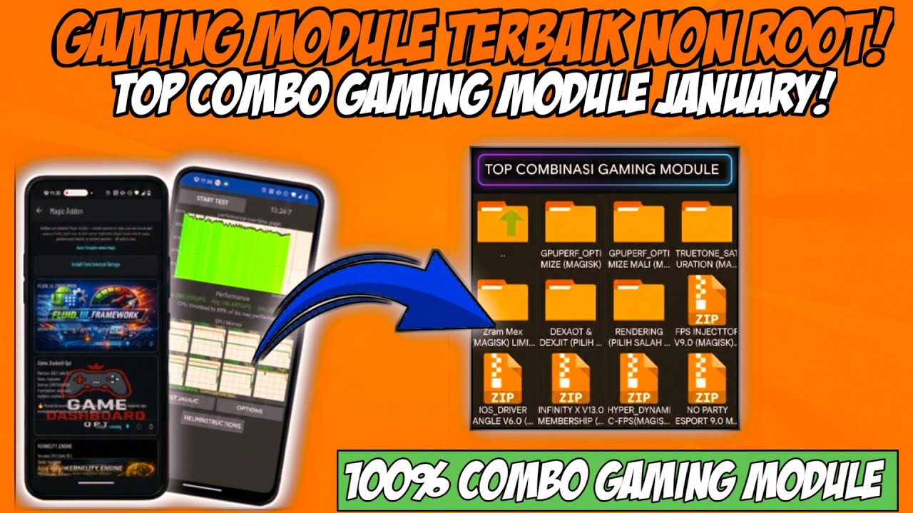 GILA! Top Combo Gaming Module Non Root &mdash; FPS Stabil & Auto Smooth!