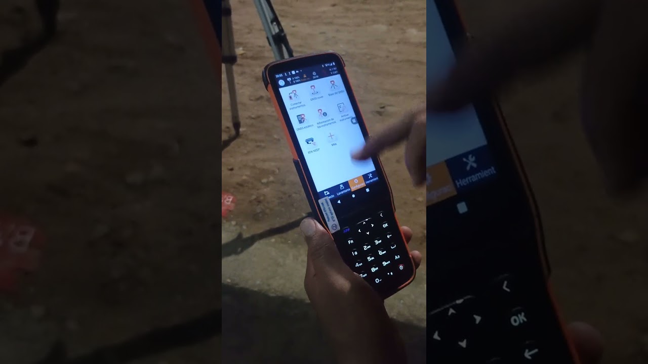 ESTACIONAR BASE Y ROVER EN GPS DIFERENCIAL CHVNAC i90