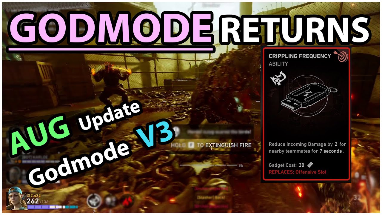 [Back 4 Blood] GODMODE V3 - AUG Update - The Return.  NO EXPLOITS ! Just Awareness !