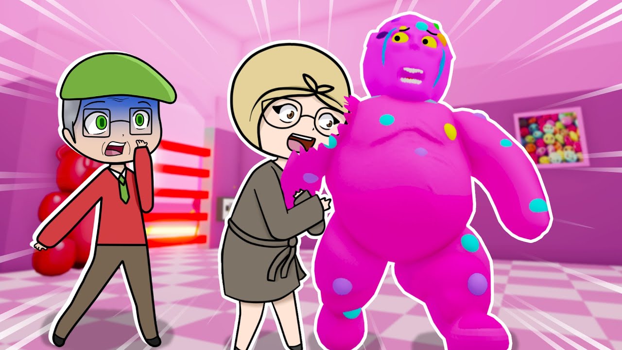 La abuela Rita y Pepe se ENFRENTAN al SEÑOR DULCE en Roblox!