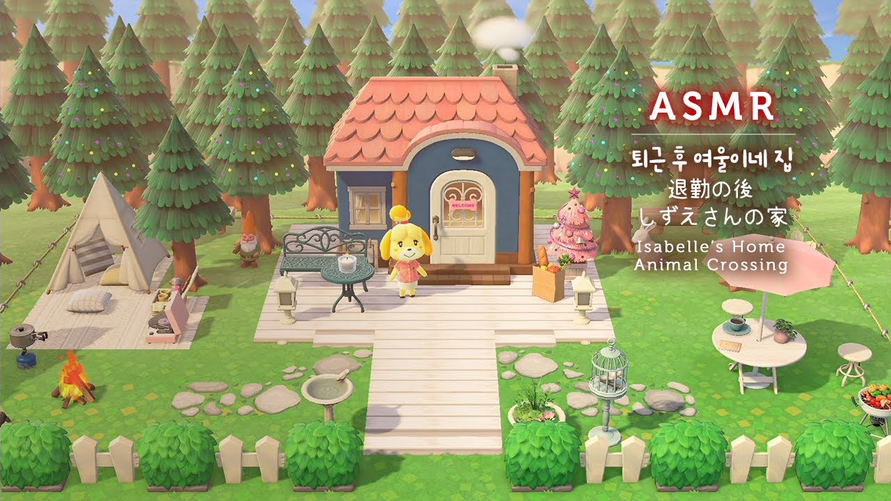 After work, Isabelle's House 🏠︎ Playlist X ASMR | Jazz Piano, Soft Jazz, Happy Home Paradise ACNH