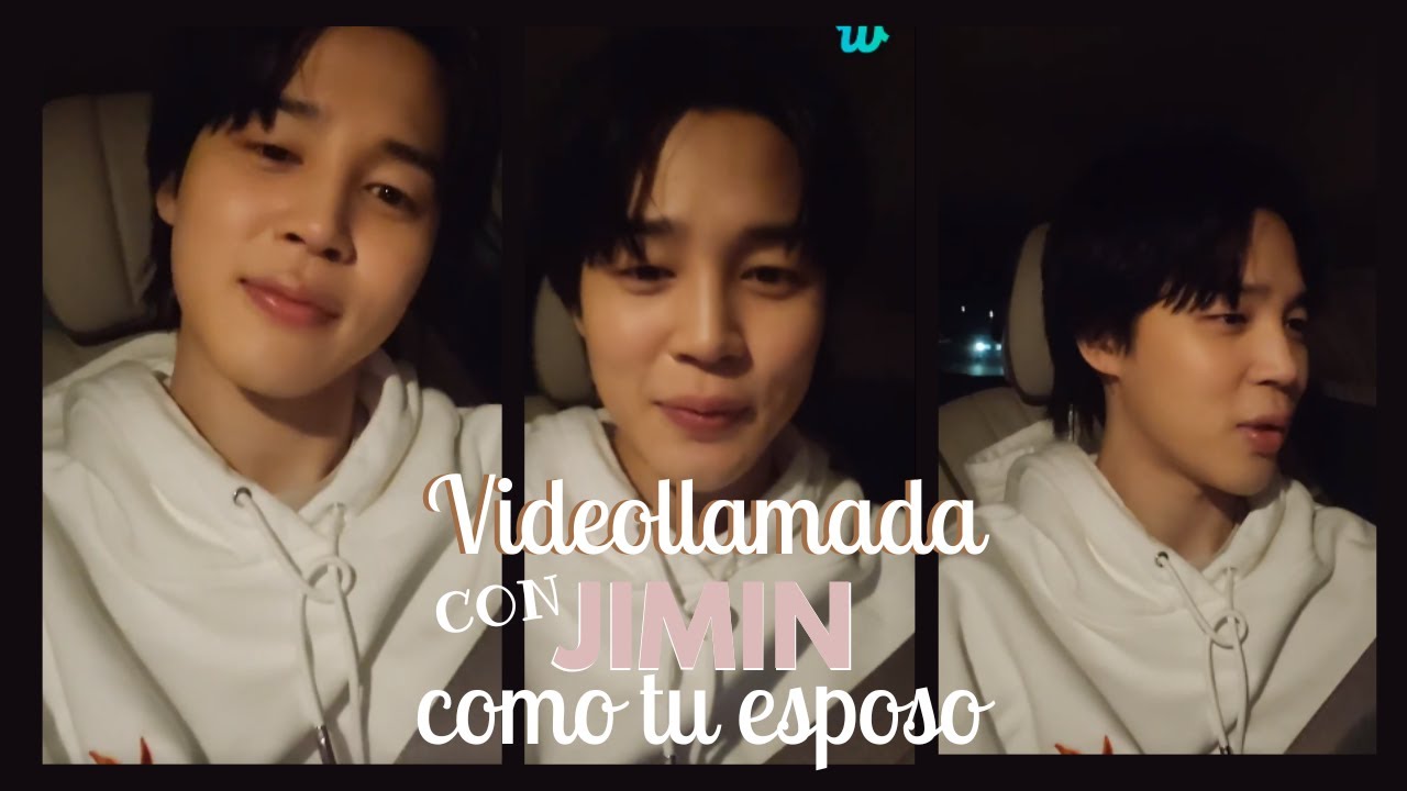Videollama con Jimin como tu esposo (tierno - pervertido)