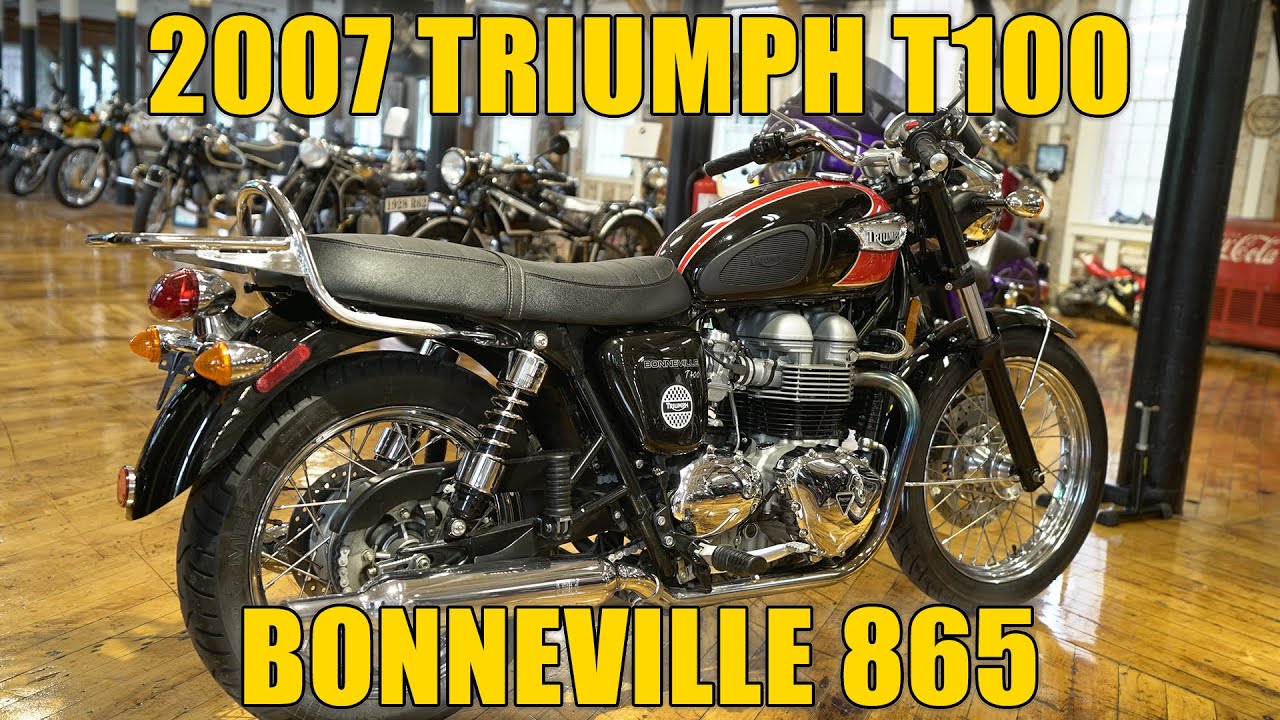 2007 Triumph T100 Bonneville 865