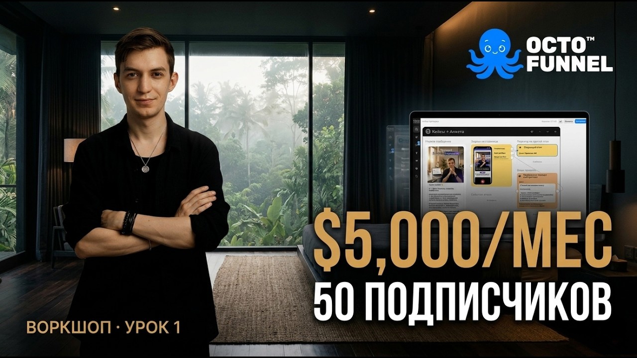 Воронка с ИИ: $5,000/мес с 50 подписчиками