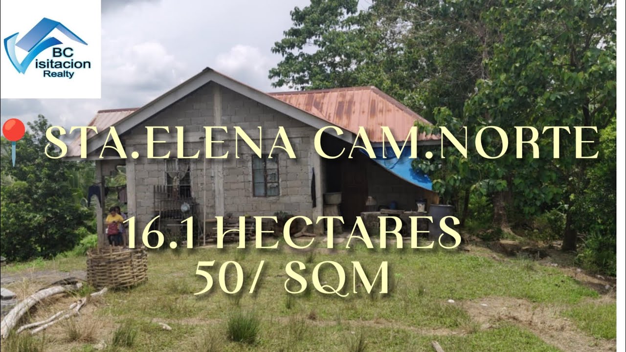 𝙑𝙇𝙊𝙂  |#𝟏𝟒    STA ELENA CAMARINES NORTE FARM W/ CONCRETE HOUSE, 📐16.1 HECTARES ,