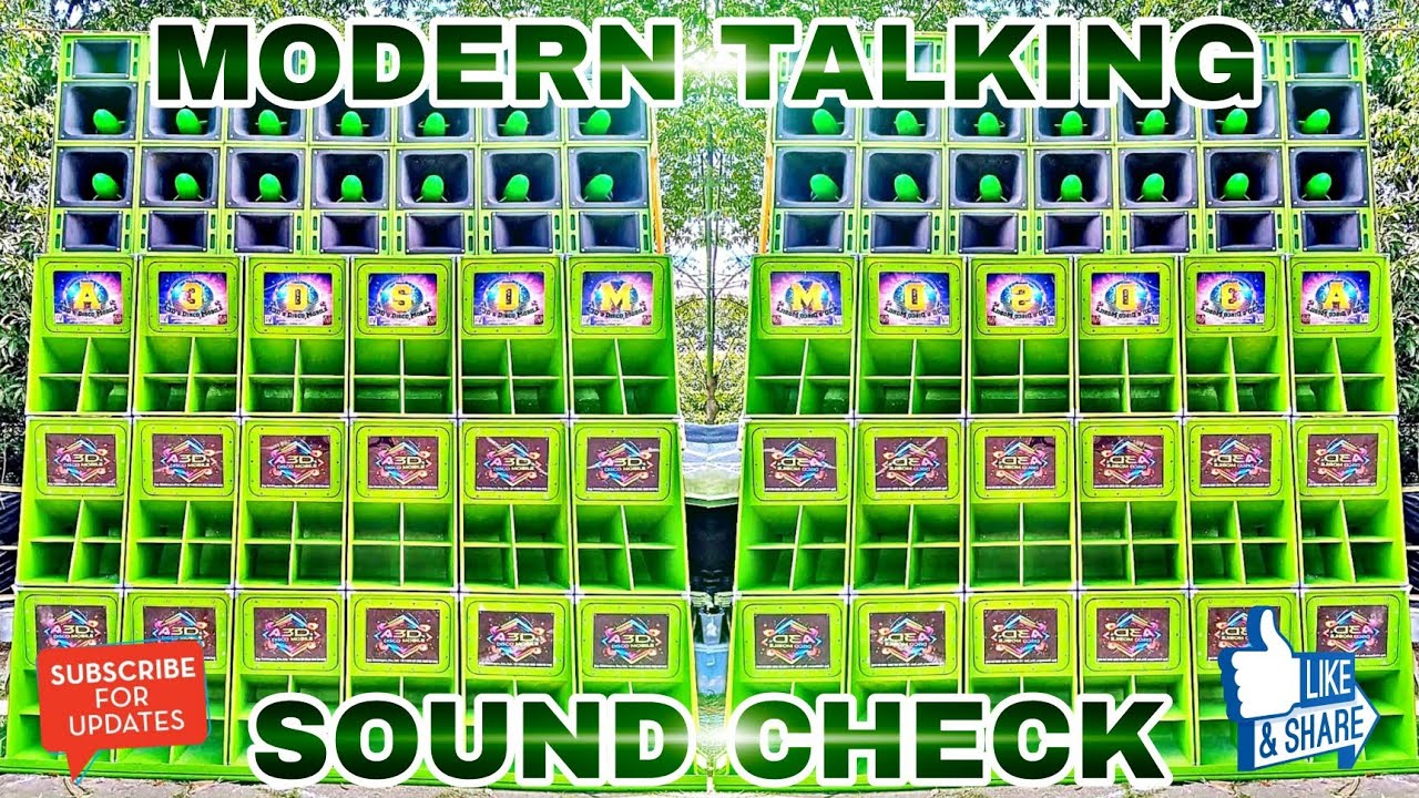 MODERN TALKING_SOUND CHECK_DJ DARWIN REMIX