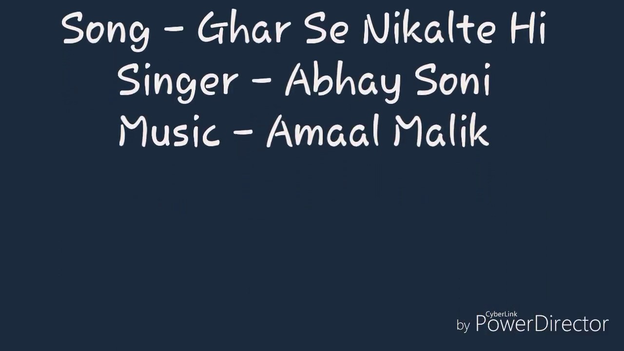 Ghar Se Nikalte Hi Cover By Abhay Soni
