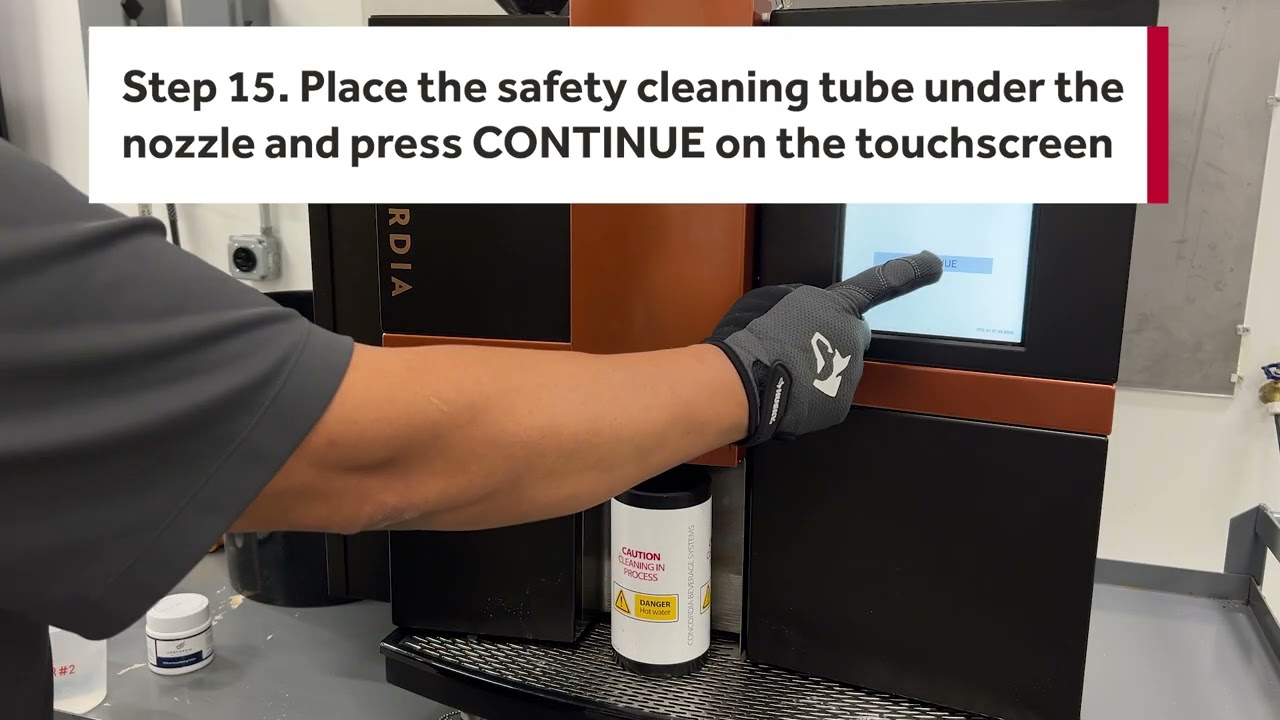 How to Clean a Concordia XT Coffee Machine