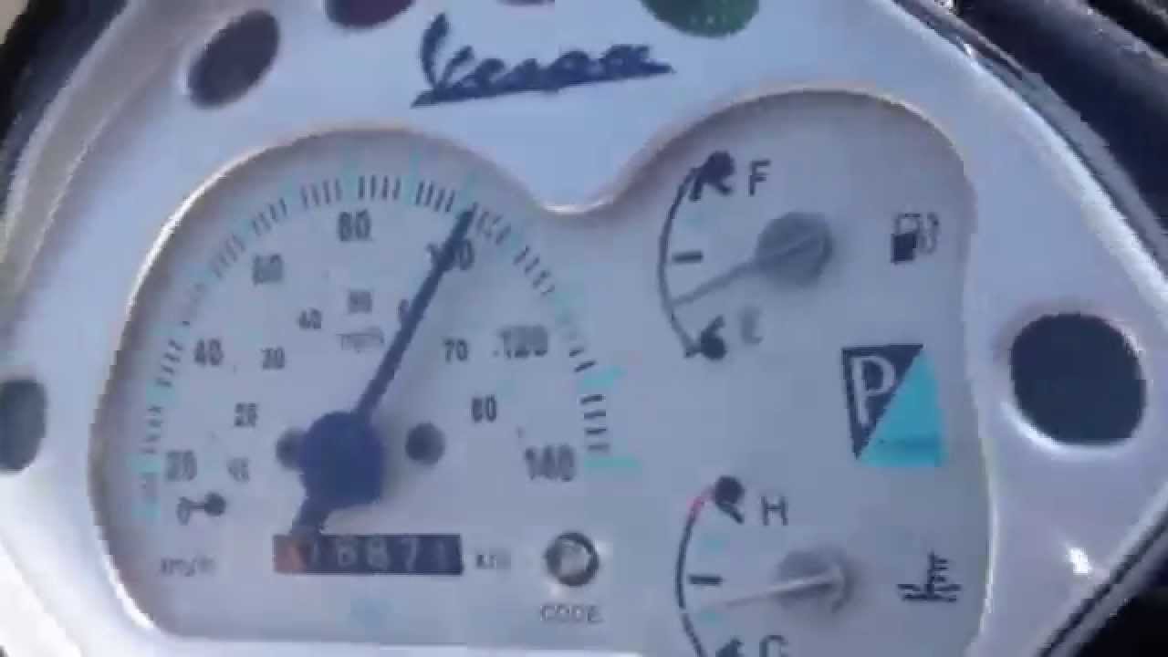 Piaggio Vespa GT 125 15 HP, 0-100 Acceleration + Top Speed