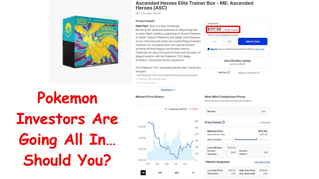 Инвесторы Pokemon вкладывают все свои средства в Ascended Heroes, стоит ли вам это делать?