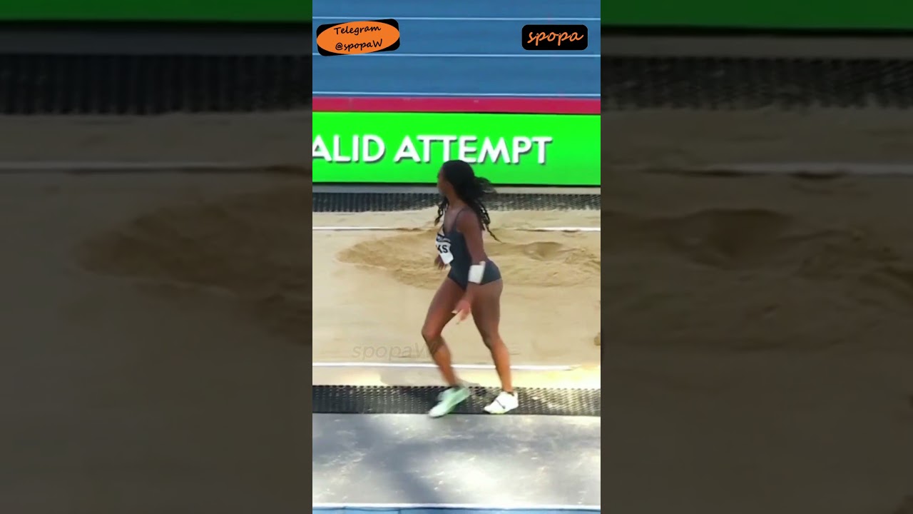 Quanesha BURKS 🇺🇸❤️❤️ Long Jump &mdash; 6.73 #spopaW #shorts #athletics #viral